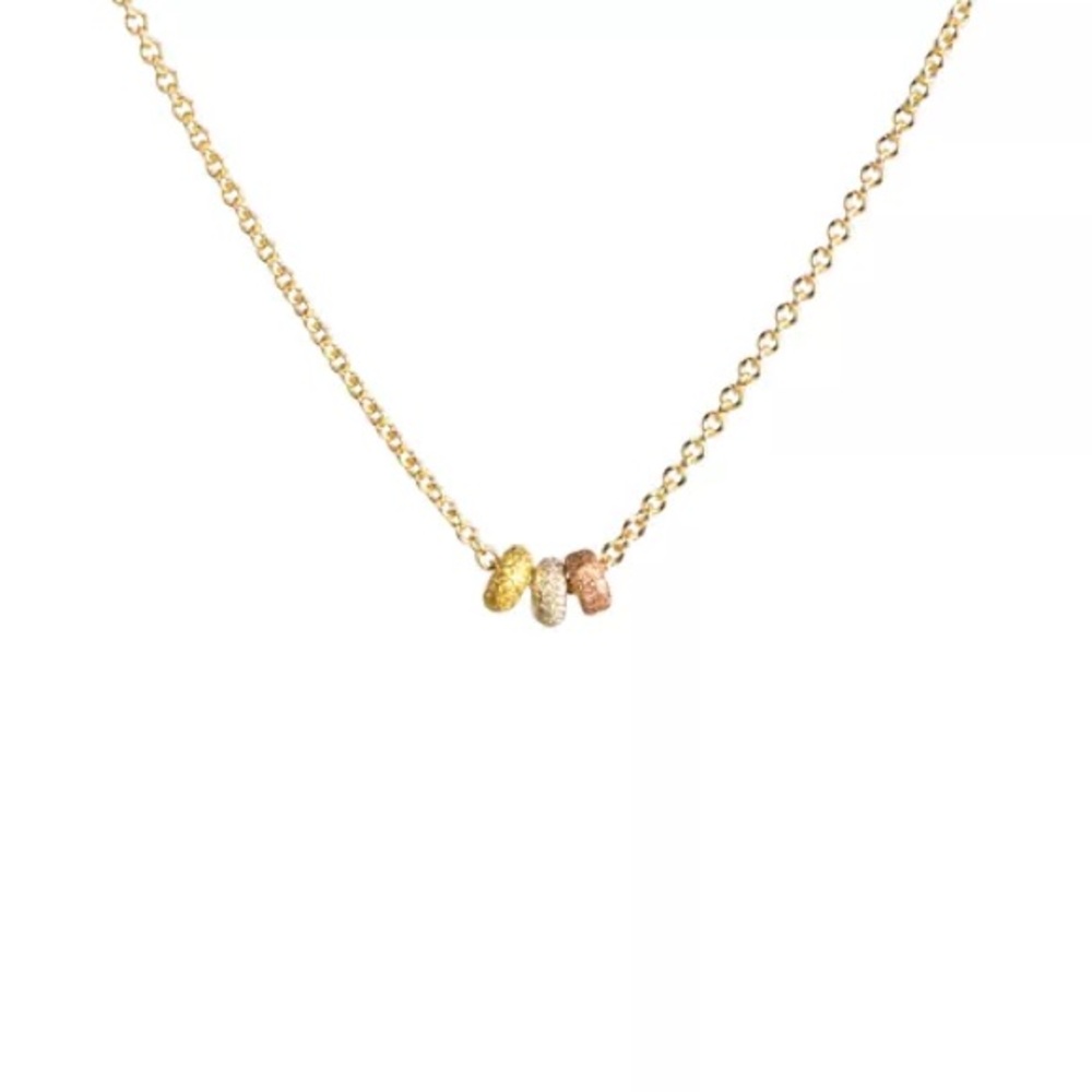 Dogeared Gold Three Wishes Necklace